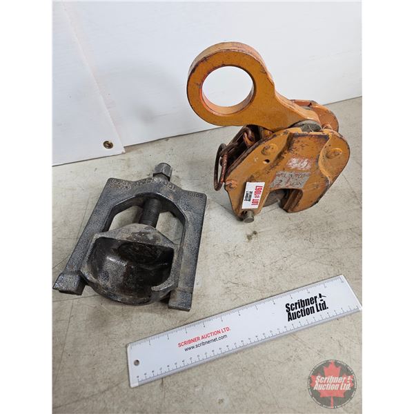 Combo (2): - 2 Ton Plate Steel Grabber (13"H) - U-Joint Puller "Tiger Tool" Model 10102