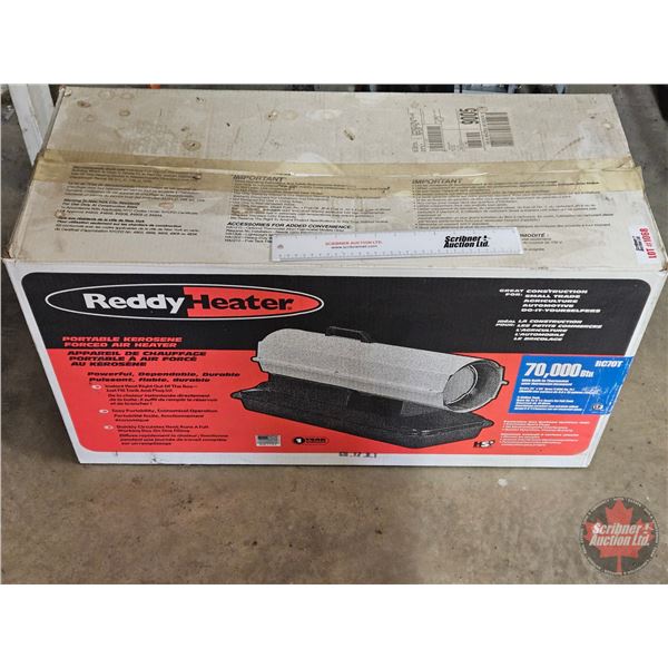 Ready Heater : Portable Kerosene Forced Air Heater 70,000 Btu (Unused)