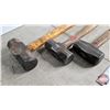 Image 2 : Sledge Hammers (3) : 8lb ; 4lb ; 2lb