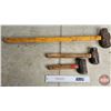 Image 3 : Sledge Hammers (3) : 8lb ; 4lb ; 2lb