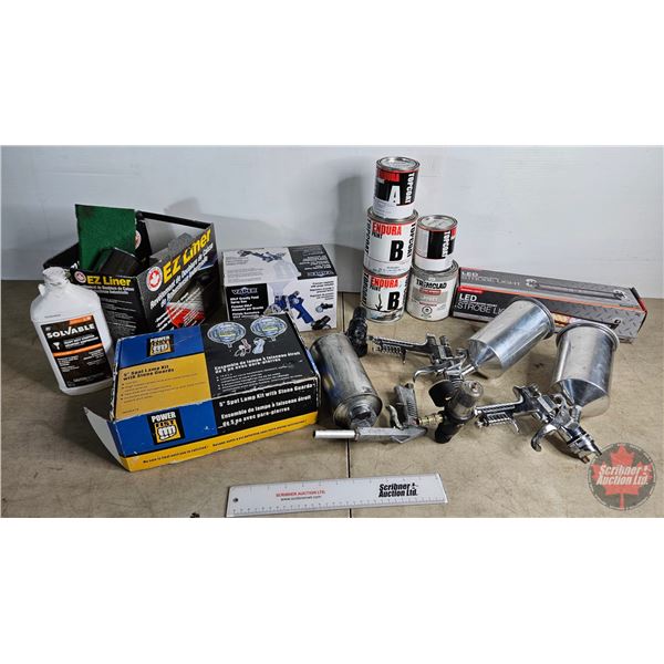 Grouping : Variety Paint Guns; Paint; Truck Spot Lights; Truck LED Strobe Light