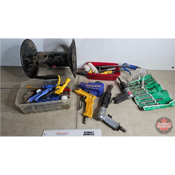 Grouping : Large Variety of Air Tools & Hose Reel
