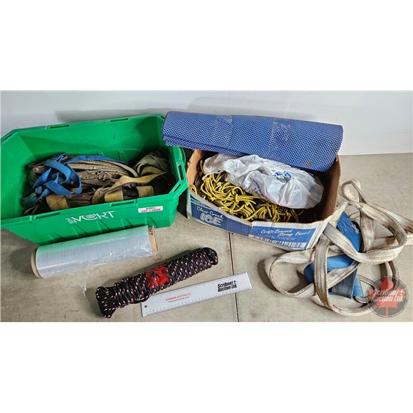 Grouping : Variety Ratchet Straps ; Cargo Net ; Bungie Cord; etc