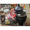 Image 4 : Pallet Lot: Variety of Oil & Grease (Partial Pails) ; Funnels & Barrel Pump
