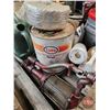 Image 6 : Pallet Lot: Variety of Oil & Grease (Partial Pails) ; Funnels & Barrel Pump