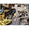 Image 5 : Pallet Lot : Variety of Rustic Antiques ; Pullies & Wheels ; Telephone ; etc