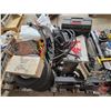 Image 3 : Pallet Lot : Variety of Fittings ; Leaf Springs; Small Tires; Bus Heater; etc