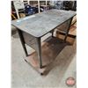 Image 5 : Heavy Duty Steel Work Bench/Welding Table on Wheels
