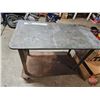 Image 6 : Heavy Duty Steel Work Bench/Welding Table on Wheels