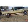 Image 1 : BOAT : 14ft Mirro Craft Aluminum Boat : Calkins Boat Trailer : 25hp Evinrude Outboard