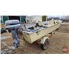 Image 2 : BOAT : 14ft Mirro Craft Aluminum Boat : Calkins Boat Trailer : 25hp Evinrude Outboard