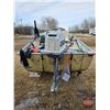 Image 3 : BOAT : 14ft Mirro Craft Aluminum Boat : Calkins Boat Trailer : 25hp Evinrude Outboard