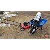 Image 1 : Combo : Lawnmower ; Wheel Barrow ; Heater