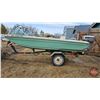 Image 11 : BOAT : 14ft Chrysler Fibre Glass Boat Sport Valiant : Calkins Boat Trailer : 60hp Evinrude Outboard