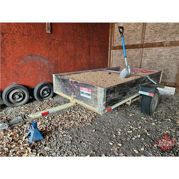 TRAILER : Home-Built : Box Trailer with Contents (Grain)