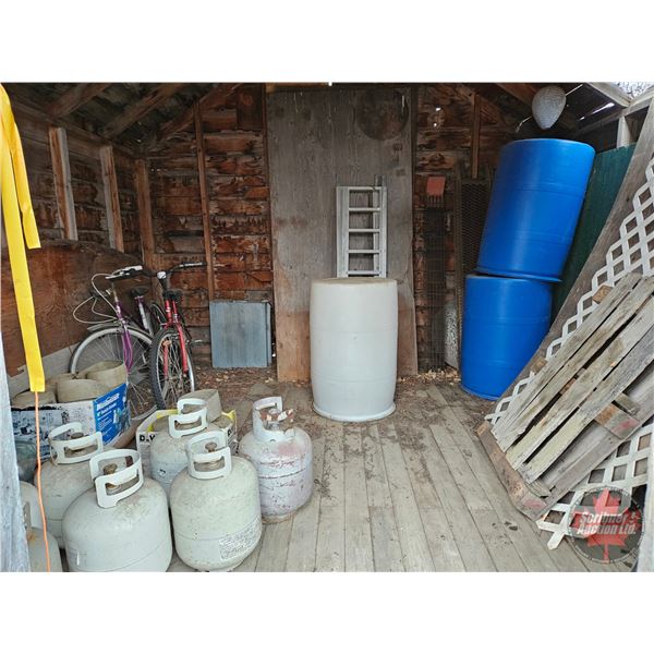 Shed CONTENTS (Storage Unit Style) (Propane Tanks +)