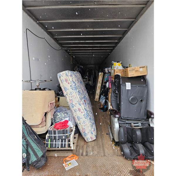 CONTENTS ONLY - Storage Unit Style (in Vanbody Trailer) (Mixture of Household / Sporting Goods)