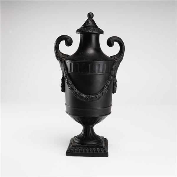 Wedgwood Black Basalt Covered Urn