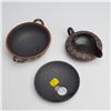 Image 2 : Two Wedgwood Encaustic Decorated Black Basalt Items