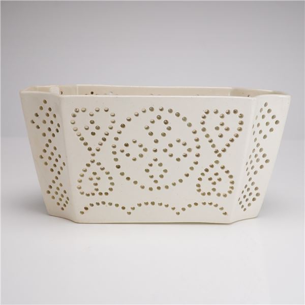 Mottahedeh, Leeds Style Creamware, Curd Cheese Mold