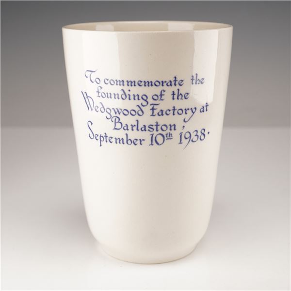 Wedgwood Queensware Barlaston Factory Opening Commemorative Beaker