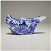 Image 1 : Wedgwood Blue Willow Pattern Pearlware Pap Boat