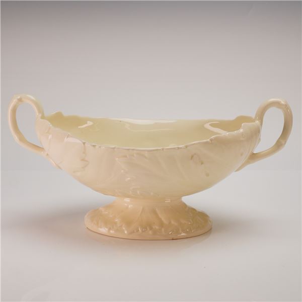 Wedgwood of Etruria and Barlaston Embossed Queensware Leaf Compote