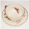 Image 3 : 2pc Wedgwood Queensware Teacup & Saucer, Hummingbird/Butterfly/Flowers