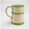 Image 2 : Wedgwood Green-Glazed Reeded Creamware Porter Tankard Mug