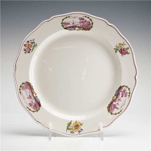 Wedgwood Etruria Creamware Plate, Clericy