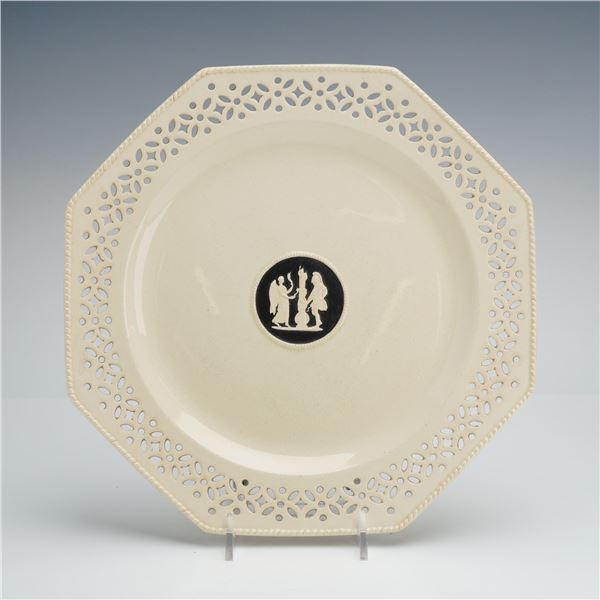 Wedgwood Octagonal Reticulated Creamware Plate