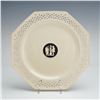 Image 1 : Wedgwood Octagonal Reticulated Creamware Plate