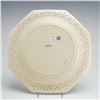 Image 2 : Wedgwood Octagonal Reticulated Creamware Plate