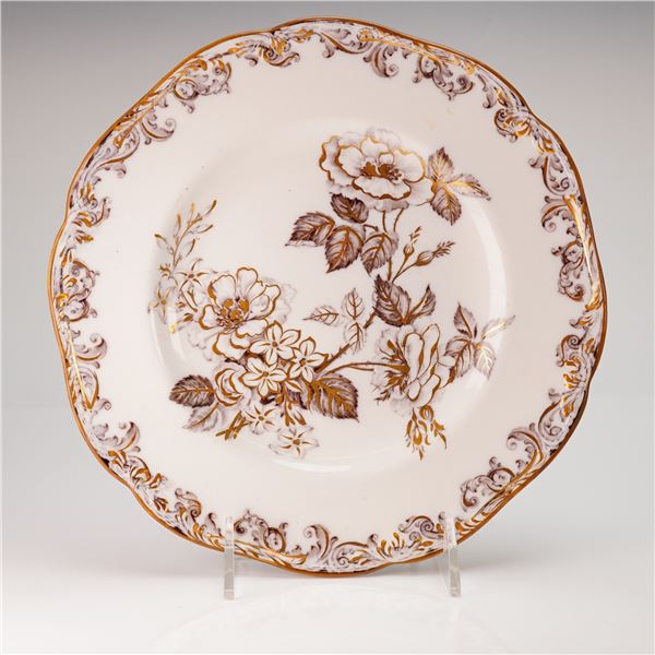 A Wedgwood Pearlware Plate in the Rose & Jessamine Pattern