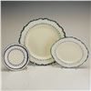 Image 2 : 6pc Wedgwood Mared Pattern Blue and White Pearlware Tableware
