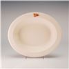 Image 1 : Wedgwood Creamware Oval Serving Bowl w/ Transfer Print