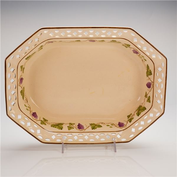 Wedgwood Creamware Reticulated Serving Dish