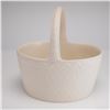 Image 1 : Wedgwood Constance Spry Creamware Basket Planter c. 1939