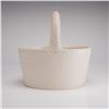 Image 2 : Wedgwood Constance Spry Creamware Basket Planter c. 1939