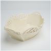 Image 2 : Wedgwood Reticulated Creamware Basket with Basketweave Motif