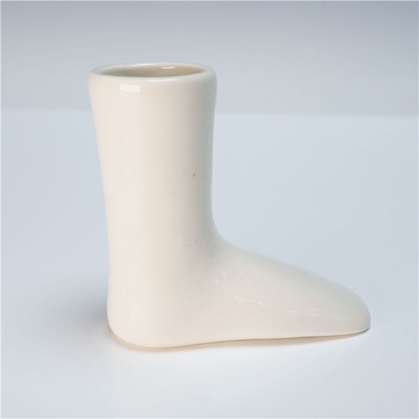 A Wedgwood Ceramic Sock Boot Form