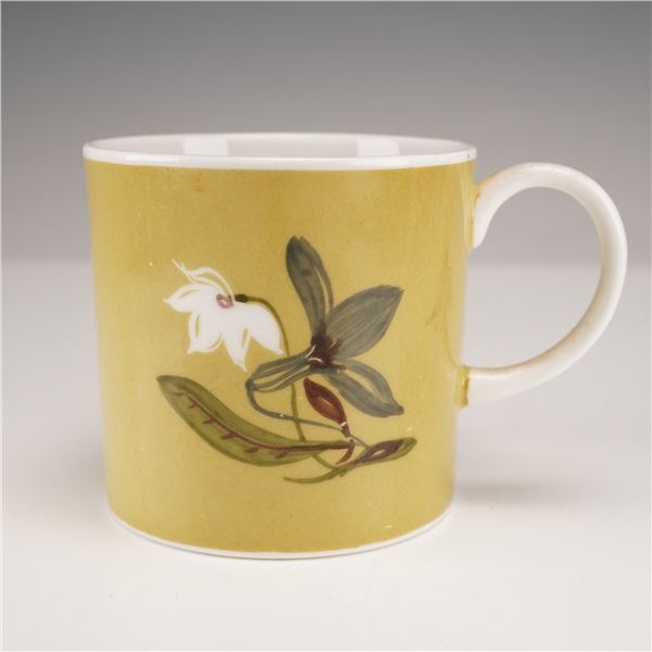 A Wedgwood Susie Cooper 'Flower Motif' Bone China Mug