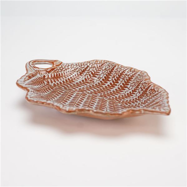 Wedgwood Norman Wilson Unique Ware Leaf-Shaped Dish c. 1959