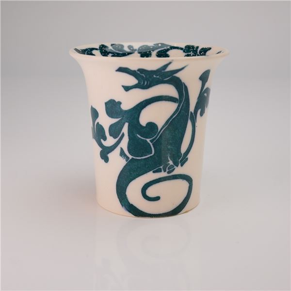 A Wedgwood Etruria England Porcelain Dragon Beaker