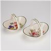 Image 1 : A Pair of Wedgwood Floral Handled Baskets