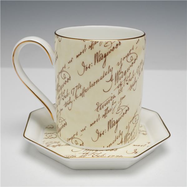 Josiah Wedgwood Bicentenary Cup and Saucer Set, Signed