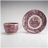 Image 1 : Wedgwood Ferrara Ruby Transferware Cup and Saucer