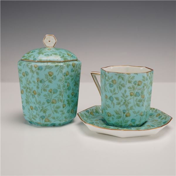 Wedgwood Porcelain Floral Teaware Set