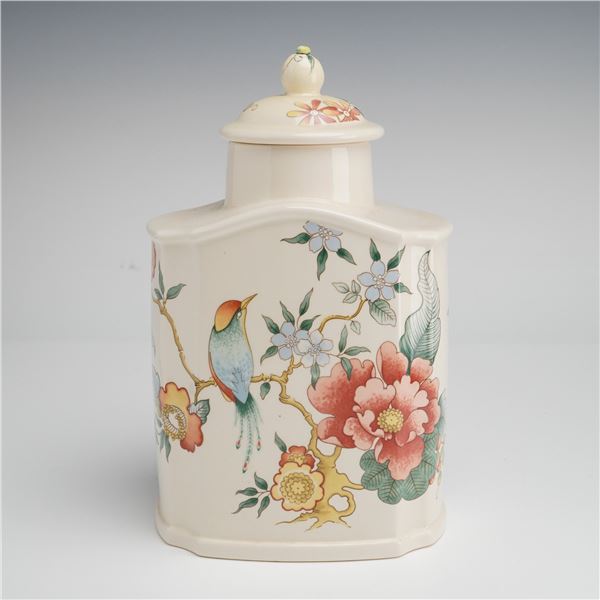 Wedgwood Surrey Pattern Tea Caddy with Lid