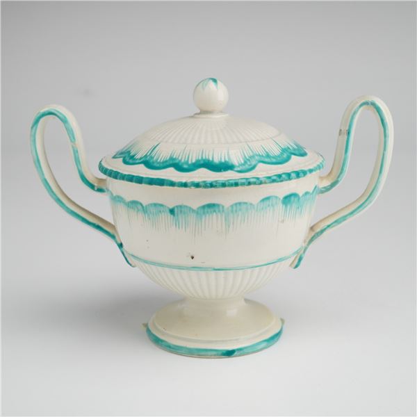 Wedgwood Footed Double Handled Lidded Sugar Bowl